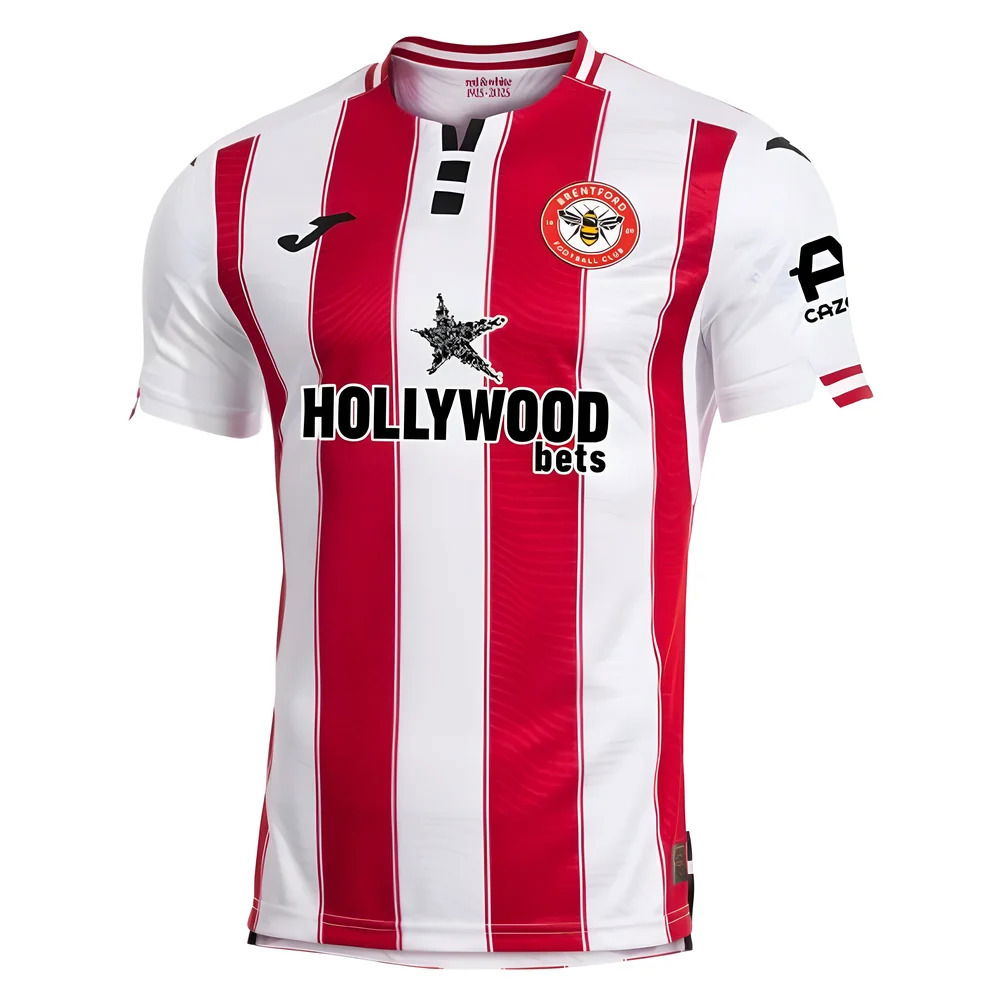 Brentford 2025/26 Home White/Red Jersey