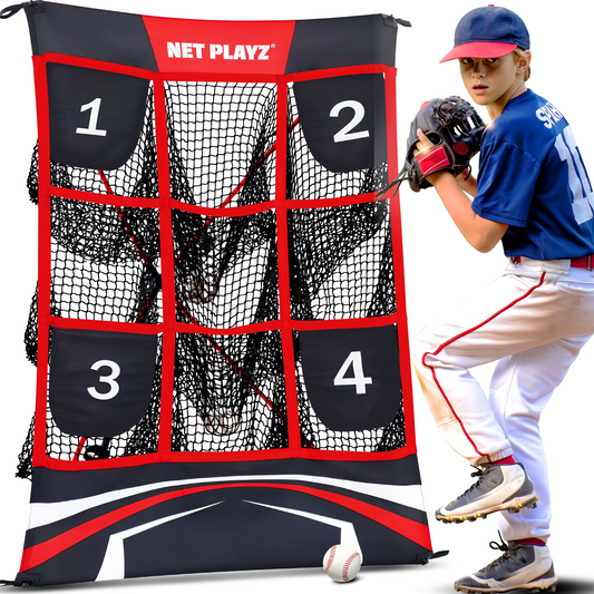 Pitching Target Net 9 Pocket Strike Zone