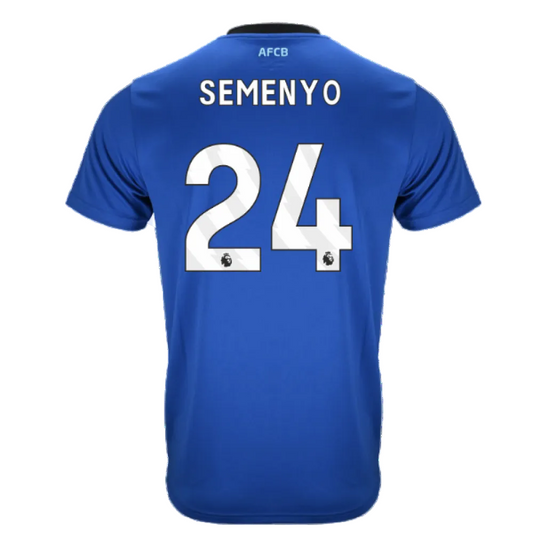 Bournemouth 2025/26 Away Blue Jersey Antoine Semenyo #24