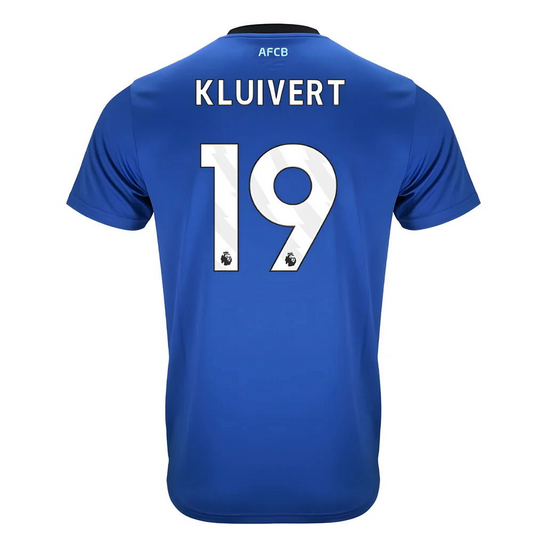 Bournemouth 2025/26 Away Blue Jersey Justin Kluivert #19