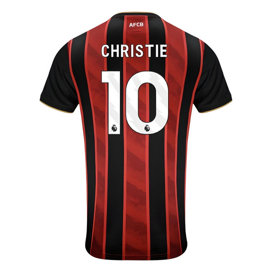 Bournemouth 2025/26 Home Red Jersey Ryan Christie #10