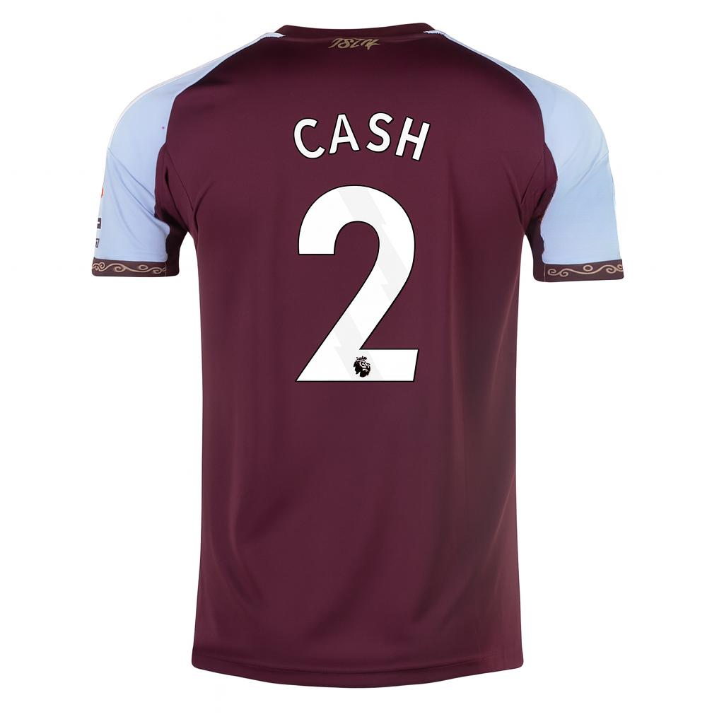 Aston Villa 2025/26 Home Burgundy Jersey Matty Cash #2