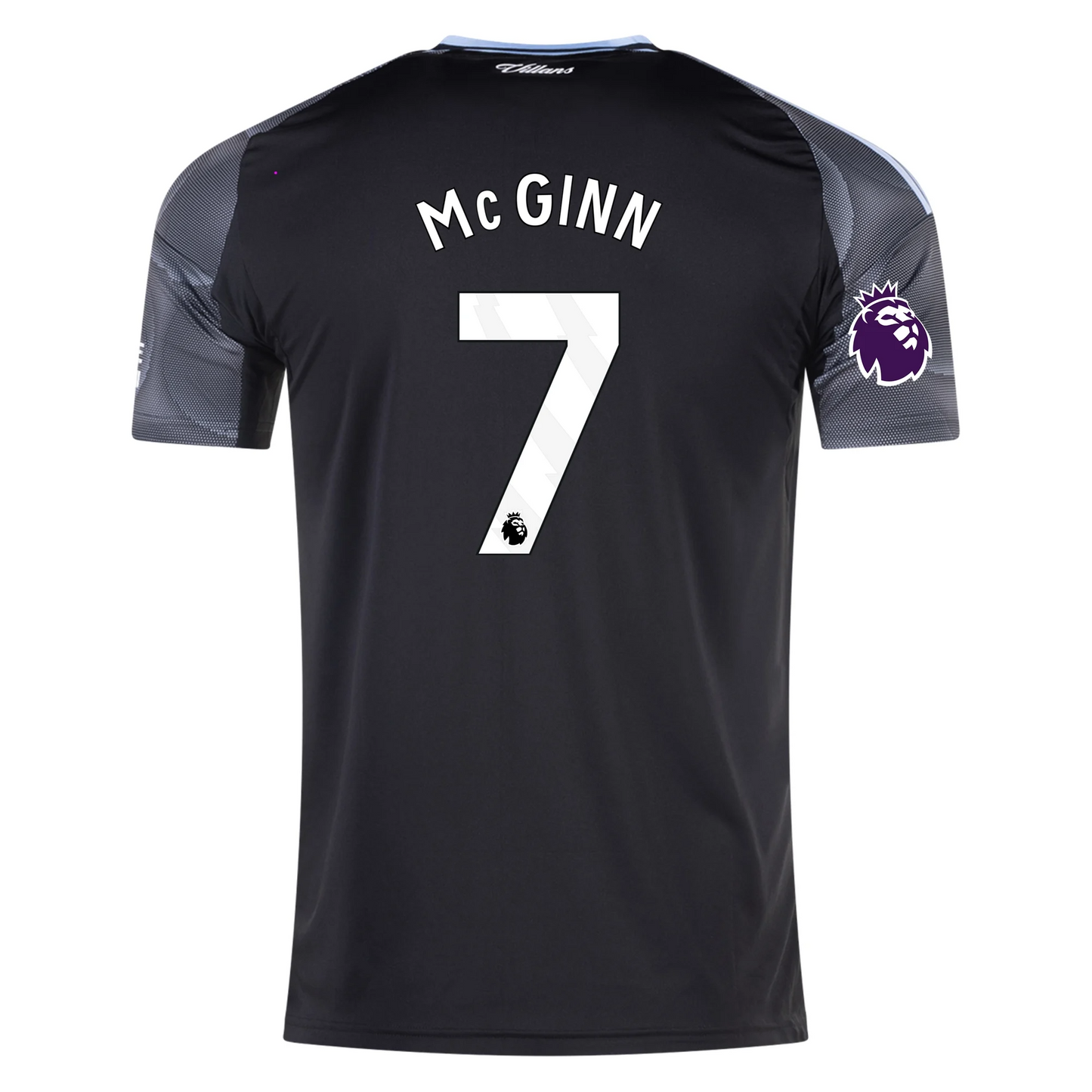 Aston Villa 2025/26 Away Black Jersey John McGinn #7
