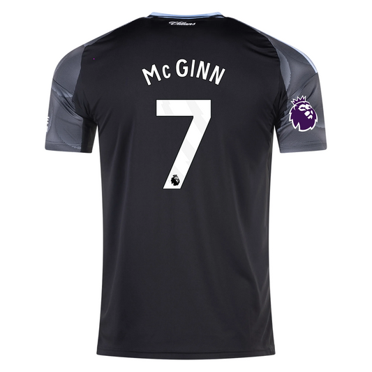 Aston Villa 2025/26 Away Black Jersey John McGinn #7