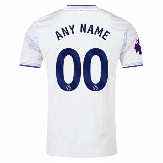 Aston Villa 2025/26 Third White Jersey  Custom