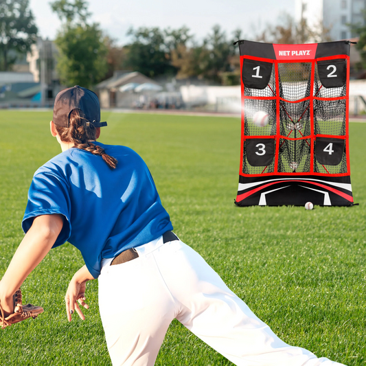 Pitching Target Net 9 Pocket Strike Zone