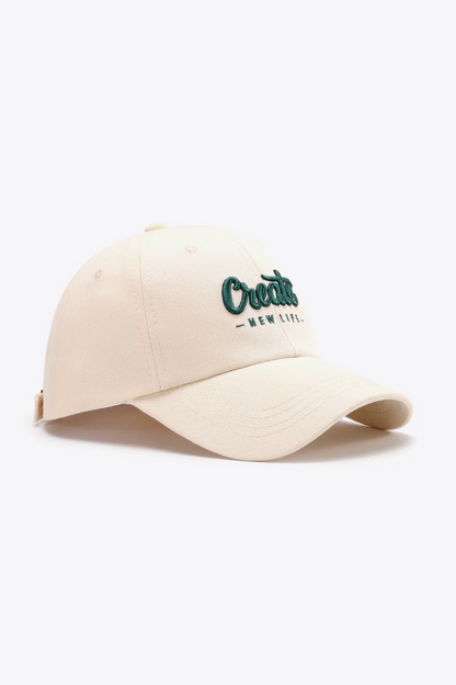 Adjustable Cotton Baseball Cap